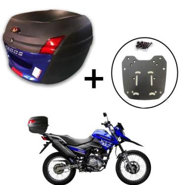 Imagem de Baú 34 litros Awa Proos com Bagageiro para Crosser 150, Azul