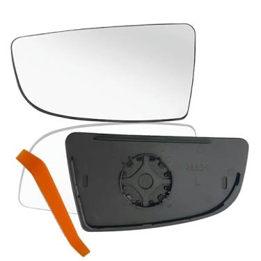 Imagem de Vidro espelhado convexo inferior com placa traseira compatível com Ford Transit T150 T250 T350 T350 T350HD de 2014 a 2023, vidro espelhado lateral esquerdo MK8