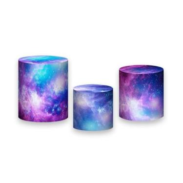 Imagem de Trio De Capa Cilindro -  Galáxia Planetas Espaço 003 - Via Cores