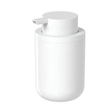 Imagem de Porta Sabonete Líquido Bold Branco Fosco Dispenser Sabonete 300ml Banh