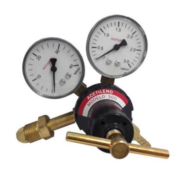 Imagem de Regulador de Pressão para Cilindro de Gás Acetileno 300 SM - SM Indust