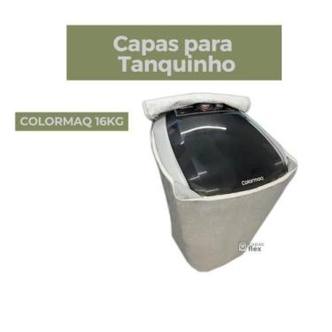 Imagem de Capa para tanquinho colormaq 16kg impermeável flex - Capas Flex, CINZA
