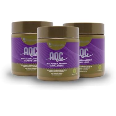 Imagem de Pré Treino AQC Beta Alanina Arginina Taurina Lisina Nicotinamida Metilcobalamina B12 Ativa (3 und. 900g)