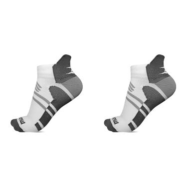 Imagem de Kit Muvin Meias Arrow Branco 34-39 + 40-43 Compressão