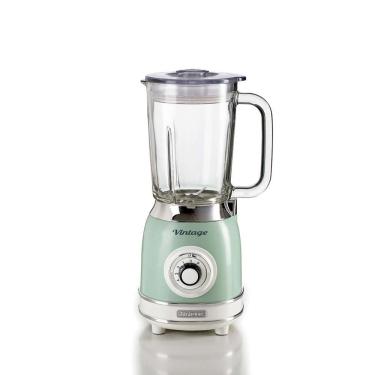 Imagem de Liquidificador Ariete Vintage Verde Copo de Vidro de 1,5L 1000W