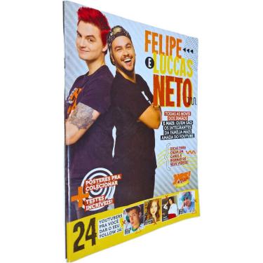Imagem de Revista Yes! Teen Especial - Felipe e Luccas Neto: Todas as Novis dos Irmãos Luccas e Felipe Neto