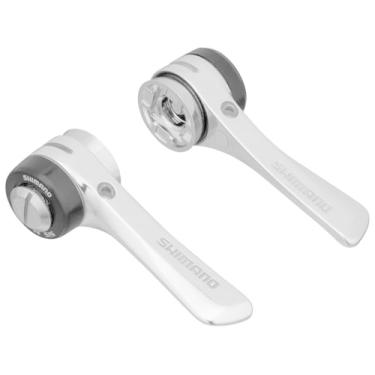 Imagem de Shimano Sora SL-R400 Downtube 8spd Shifter Set SP-3300 Brase-On para moldura de aço