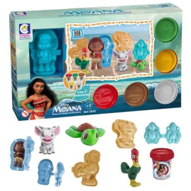Imagem de Massinha de Modelar Moana e Amigos Com Molde e Acessórios - Cotiplás