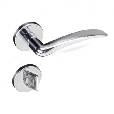 Imagem de Fechadura Para Banheiro Com Roseta Redonda Zm 691-80b Classic Pado