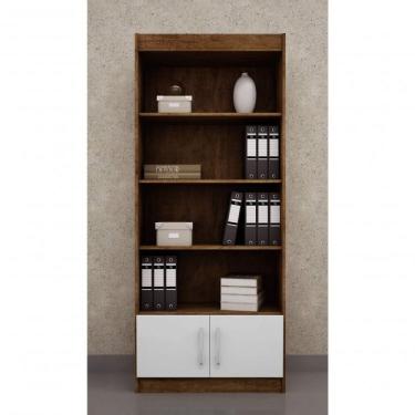 Imagem de Estante Livreiro 2 Portas 3 Prateleira Madri Benetil Móveis