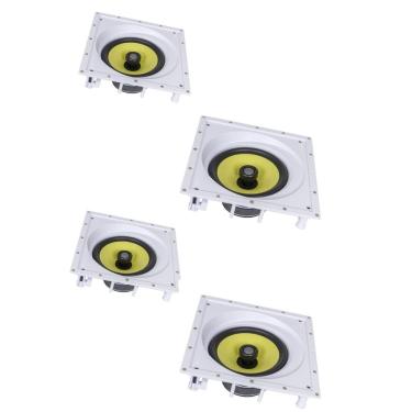 Imagem de Kit 4 Caixas De Som Acústica Quadrada Angulada de Embutir Arandela JBL CI Plus 8SA 200w Rms - Branca