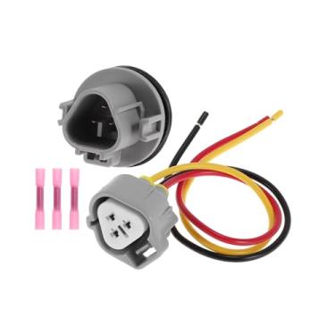 Imagem de REPAIROCK 1 conjunto de fiação de soquete de luz de seta para Toyota 4Runner 2014-2021 No.9007560083/262439B91A Lâmpada de Farol Chicote Conector Pigtail