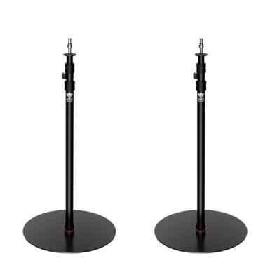 Imagem de IFOOTAGE Cobra RB-A400,70 cm Monopé de base redonda, base plana de alumínio para fotografia para câmera DSLR, luz, carga útil 10 kg (pacote com 2)