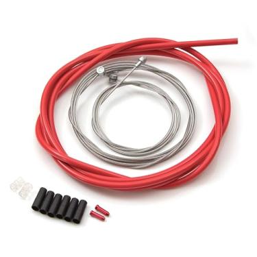 Imagem de CLARKS Kit de cabos de freio dianteiro e traseiro de a o inoxid vel universal cinza