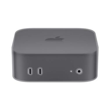 Imagem de Capa para Mac Mini M4 / M4 Pro 2024, capa protetora de silicone macio compatível com Mac Mini M4 / M4 Pro 2024, à prova de choque, à prova de poeira, à prova d'água, antiarranhões (preto)