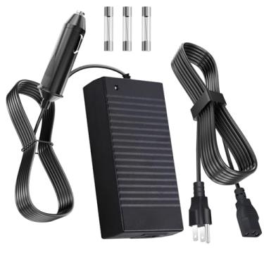 Imagem de Yubunt Adaptador de alimentação 12V10A - plugue de conversão de isqueiro é compatível com GMG Green Mountain Grills Davy Crockett P-1001 P1001 GMG-ADP10A GMGADP10A. (1 peça preta)