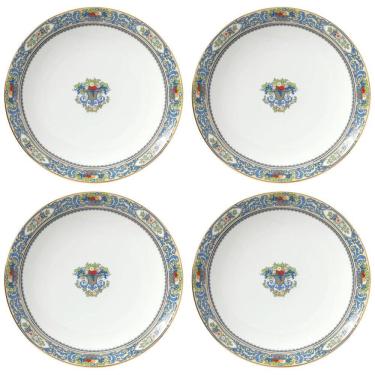 Imagem de Conjunto de Pratos para Jantar com 4 Peças, Formato Redondo, Material de Porcelana e Tema de Flores, LENOX 893654, Colorido