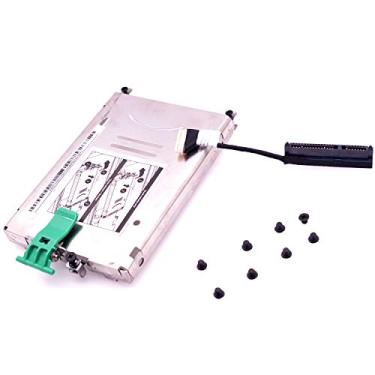 Imagem de Suporte de disco rígido SATA SSD da Deal4GO com conector de cabo HDD para HP ZBook 15 G1 G2 ZBook 17 G1 G2 DC020029U00