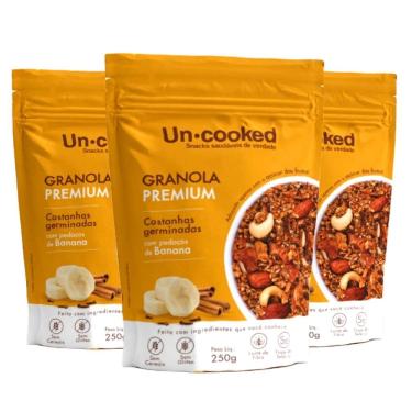 Imagem de Kit Com 3Un Granola De Castanhas Banana Braw Uncooked 250G