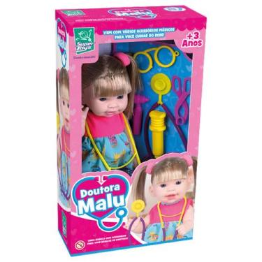 Imagem de Boneca Bebê Doutora Malu Com Acessórios Médica - Supertoys
