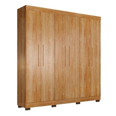 Imagem de Guarda Roupa Roupeiro Flórida 6 Portas 4 Gavetas Tigus Baby Amadeirado