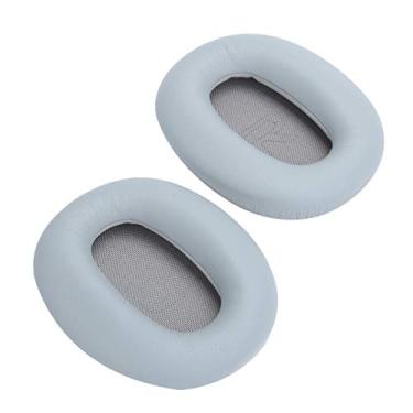 Imagem de SUNGOOYUE Almofadas de Ouvido de Reposição para Fones de Ouvido Edifier W820BT W828NB, Couro Artificial Cinza e Espuma, Ajuste Confortável, Desempenho de Graves Aprimorado