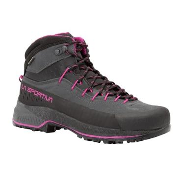 Imagem de La Sportiva Tênis feminino TX4 EVO Mid GTX impermeável para caminhada, Carbono/primavera, 39