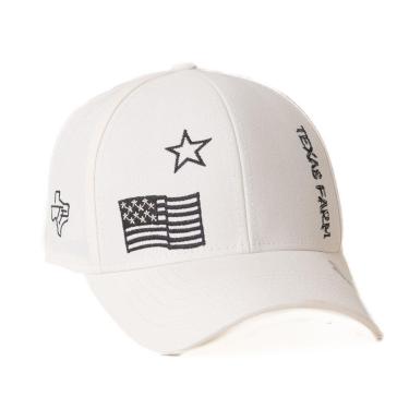 Imagem de BONE TEXAS FARM - WILD FLAG - TF1045 - OFF WHITE ÚNICO-Unissex
