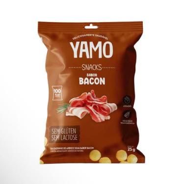 Imagem de Kit com 20 Snack salgadinho de arroz sabor bacon yamo topway sem glúte