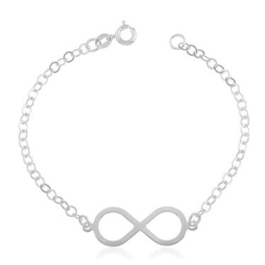 Imagem de Pulseira Feminina Com Infinito Deitado - Ancia Jias e Semijoias, Única