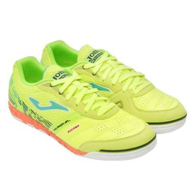 Imagem de Chuteira de Futsal Joma Mundial Couro Natural, Amarelo, 42