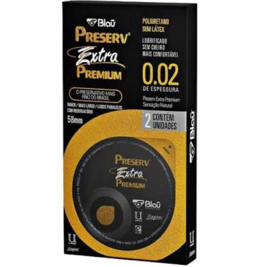 Imagem de Preservativo Preserv Extra Premium C/ 2 Camisinhas - Blau