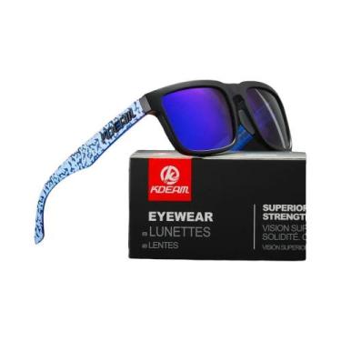 Imagem de Óculos De Sol Polarizados Quadrados Masculinos KDEAM 2022 Para Estilo 