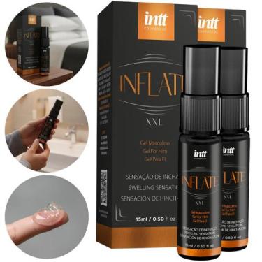 Imagem de Kit 2 Inflate Xxl Intt Gel Masculino Inchaço Dilatador 15ml Neutro - I