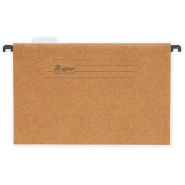 Imagem de Pasta Suspensa Marmorizada Haste Plástica 10un - Polycart