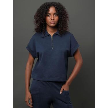 Imagem de Blusa Feminina Malha Idaho Calvin Klein Jeans - Marinho-Feminino