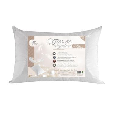Imagem de Travesseiro Flor De Algodão Fibra Lavável Fibrasca 50X70
