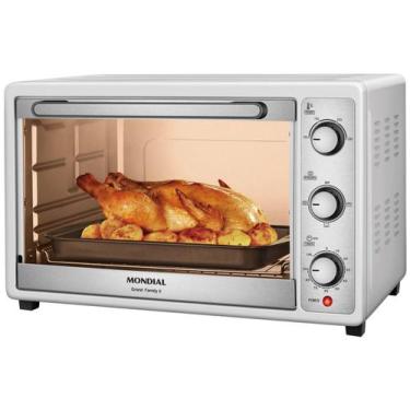 Imagem de Forno Elétrico Mondial 52L Grand Family II 1800W FRN-52-W Branco/Inox 