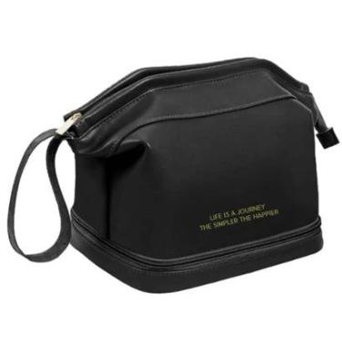 Imagem de Necessaire Feminina Bolsa Estojo Organizador de Maquiagem Pincel Acessórios Viagem-Femi...