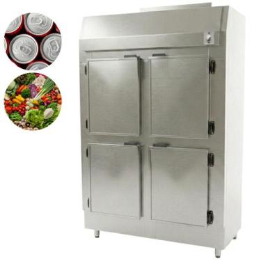 Imagem de Minicamara Comercial Premium 732 L Geladeira 4 Portas De Aço Refrirang