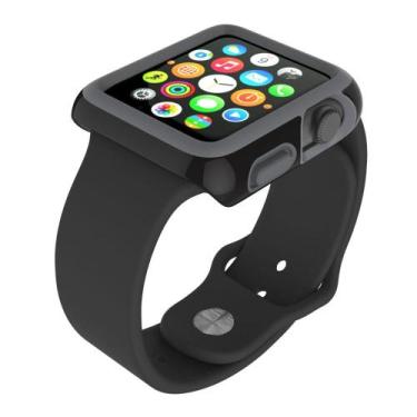 Imagem de Capa Bumper Apple Watch 38mm Sport Anti Impacto CandyShell Speck Preto