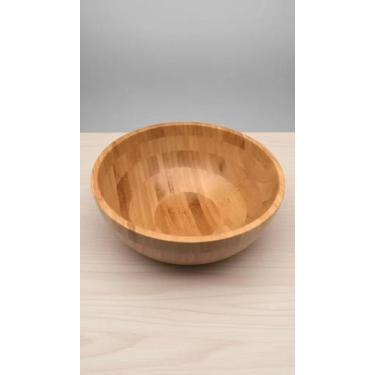 Imagem de Bowl Saladeira Grande Bambu Redondo 28cm - Congratulations Store