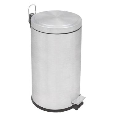 Imagem de Lixeira Inox com Pedal Tramontina Plus com Acabamento Scotch Brite e Balde Interno Removível 20 L Tramontina