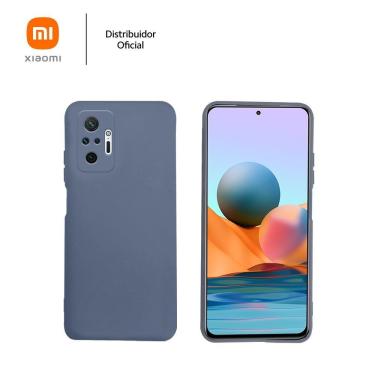 Imagem de Capa protetora de silicone Smartphone Redmi Note 10 Pro, cinza 