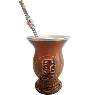 Imagem de Conjunto Kit Cuia E Bomba Para Chimarrão Mate Terere Porongo Bota