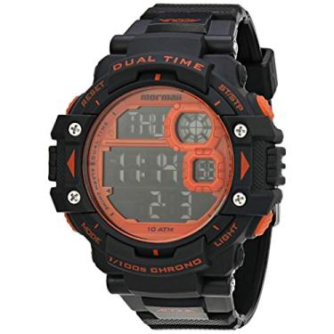 Imagem de Relógio Mormaii, Pulseira de Plástico, Masculino Preto MO13609AA/8L