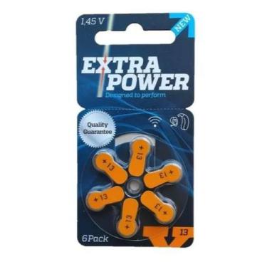 Imagem de 6 Pilhas Baterias Auditivas Modelo 13 - Extrapower
