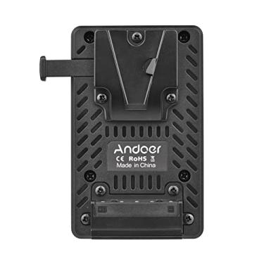 Imagem de Andoer Placa de bateria V-Lock V para NP-F Adaptador de bateria falsa, substituição de chip de decodificação de bateria integrada para filmadora PXW-Z150/HXR-MC2500/NX100/NX200/HDR-AX2000E/FDR-AX1E/NEX-EA50/NEX-FS700