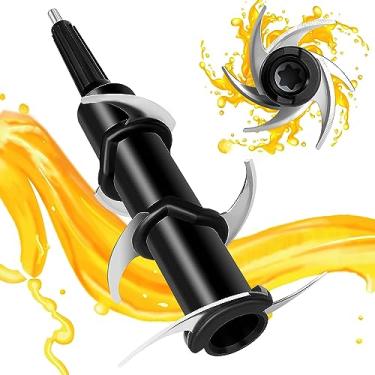 Imagem de Lâmina de liquidificador Ninja de substituição, peças de reposição de 6 lâminas compatíveis com Ninja 2,041.2 g 1100W 1200w 1500w, NJ600 BL600C NJ602CO BL500 BL500C BL740 BL660C BL642 BL700 BL701