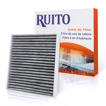 Imagem de RUITO Filtro de ar de cabine, serve para Ioniq 2017-2022, 2017-2022 Niro, substitui 97133-G2000, 97133-0Z000, CF12508, PA10131, VF2072, CAF10002P, PC99273, CC. 31472 , CAF10002, CAF15009, VCA-2068,